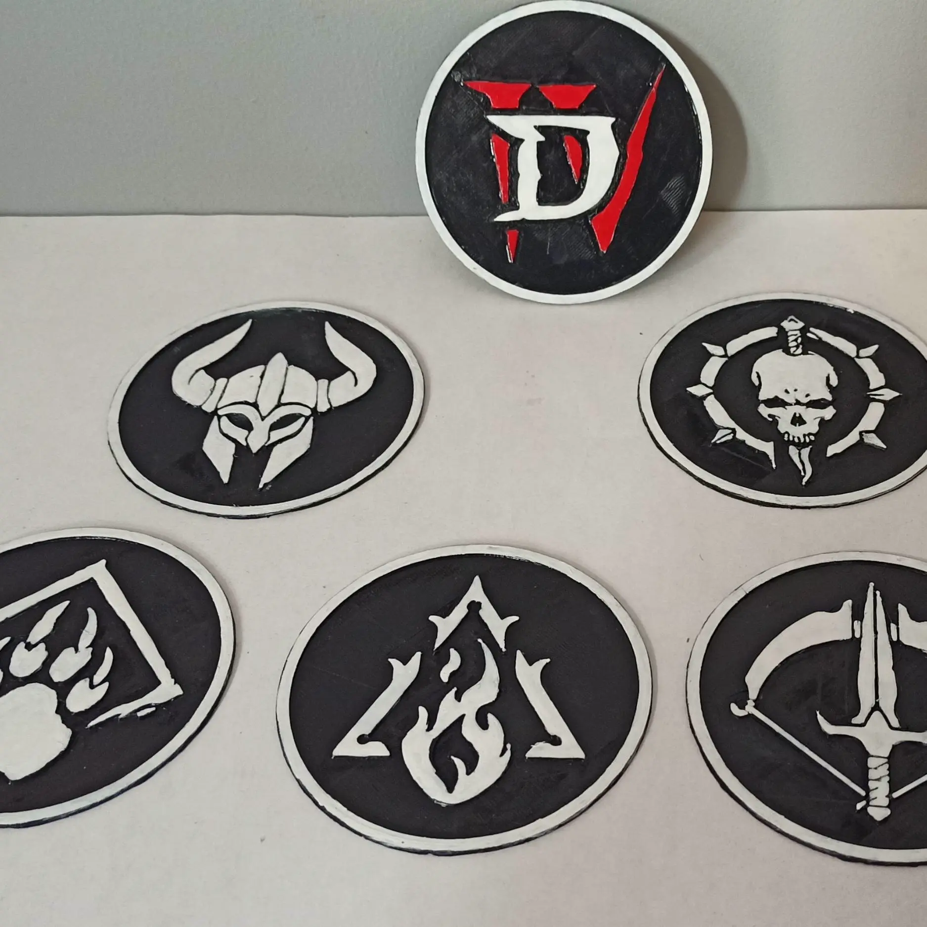 COASTER - DESSOUS VERRE DIABLO IV