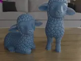 Cute Lambs STL 3D Model Adorable Nativity Scene Sheep-1