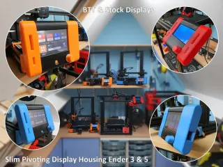 Slim Pivoting Display Housing for the Ender 3 & 5