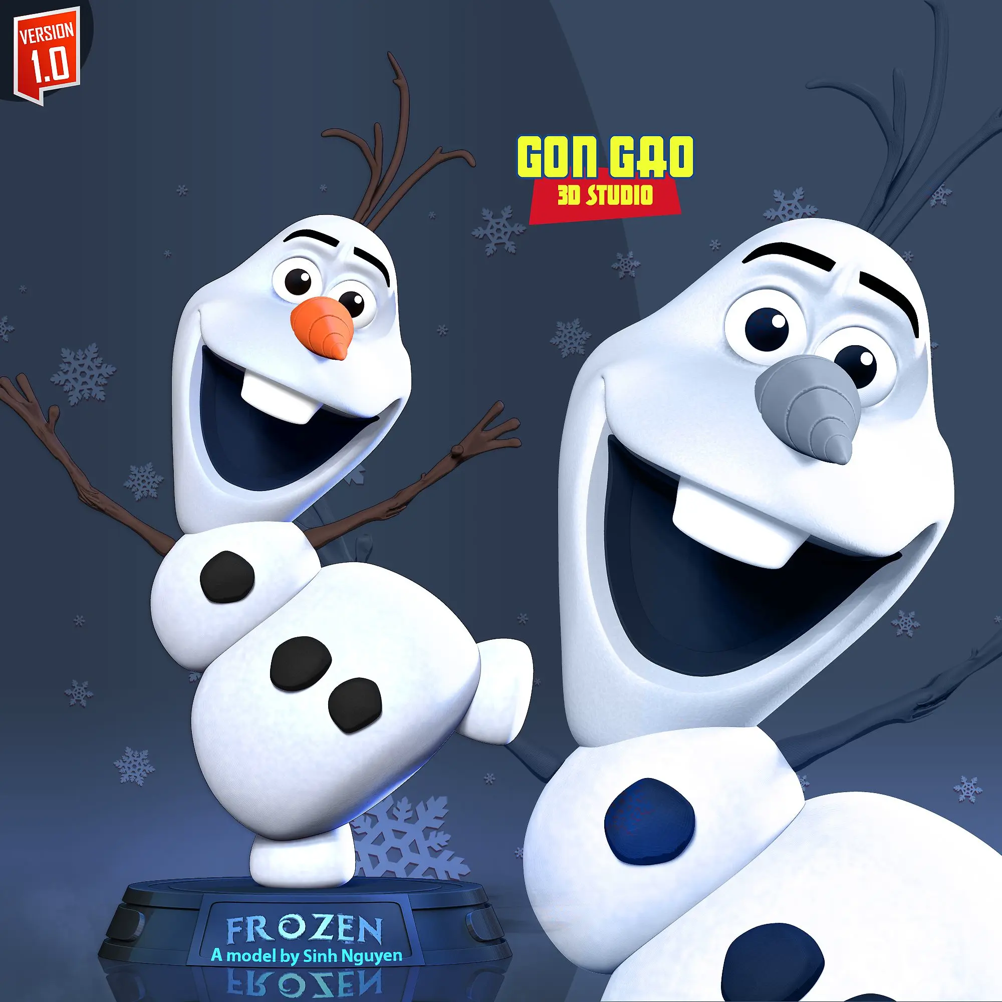 Olaf ist glücklich