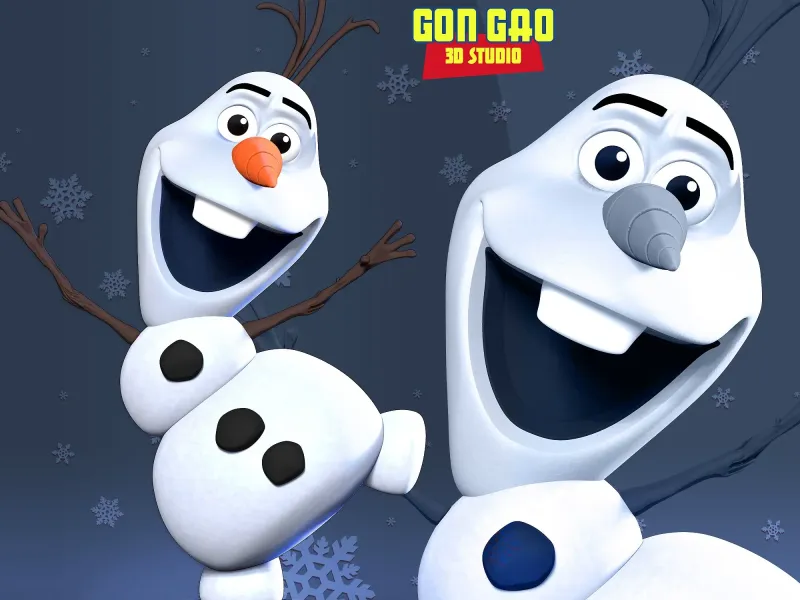 Olaf est heureux