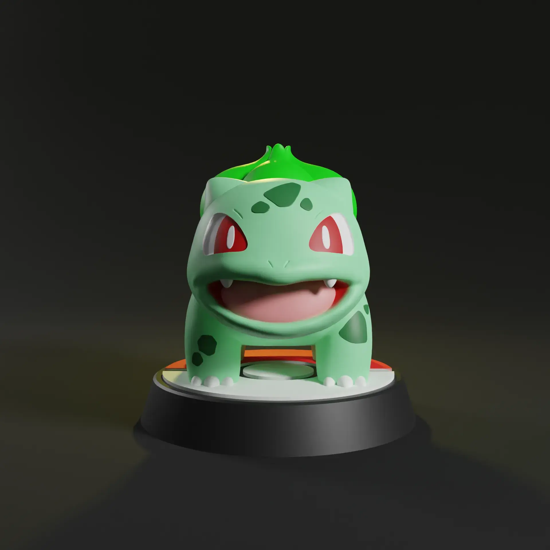 Pokemon Bulbasaur - STL & 3mf Multicolor