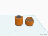 Caja con tuerca para poner a prueba tu impresora 3d-1