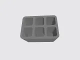 set box with compartments, thk 3mm, in size 15x15mm-1