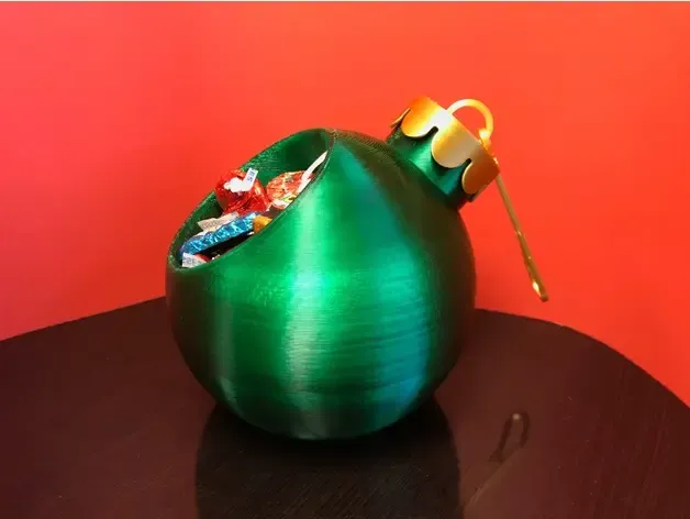 Christmas Ornament Candy Dish