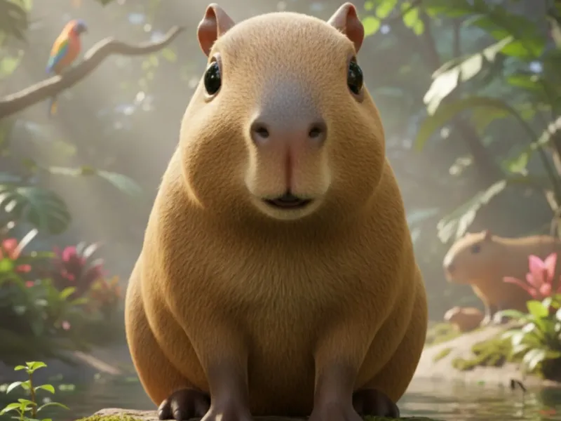 baby capybara