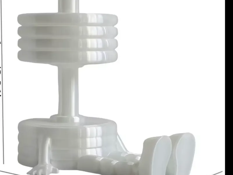 Articulated flexy dumbbell