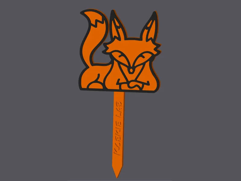 Fox - Caketopper & Cupcaketopper v1