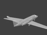 Private Jet Low Poly-2