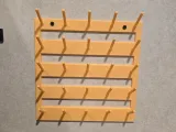 25-Spool Sewing Thread Rack |Heavy Duty & Flush Mount-3
