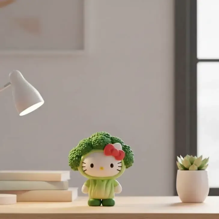 Hello Kitty Broccoli Costume 3D Model