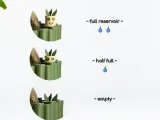 Self-Watering Plant Pot With Bamboo Buddy! Planter STL & 3MF-2