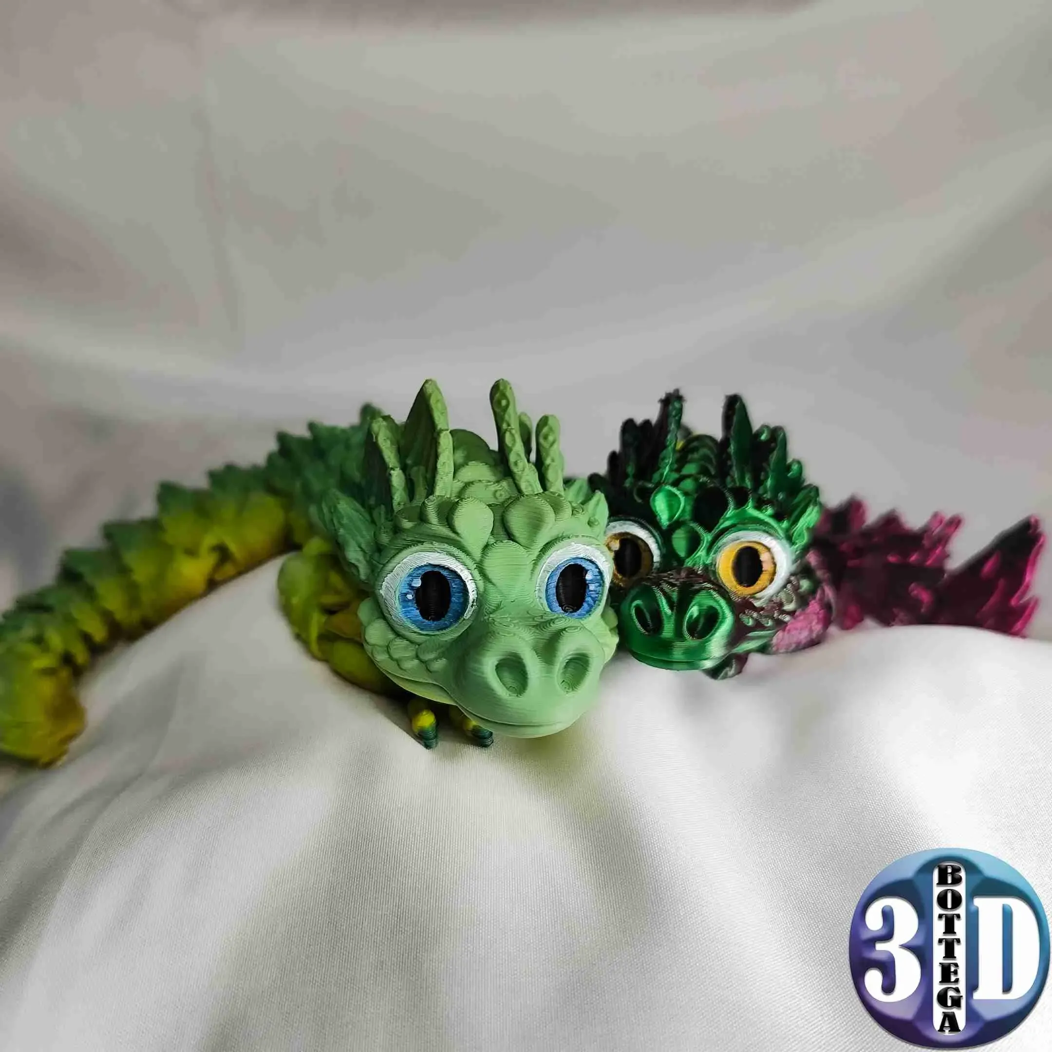 Articulated Baby Cliff Dragon, Flexy, Toy