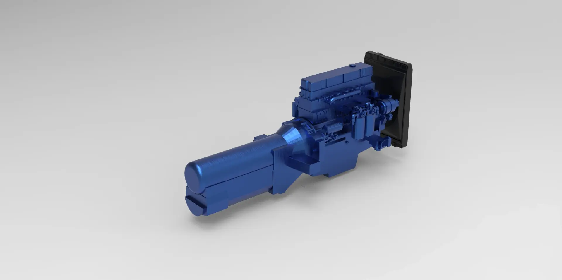 Ücretsiz 3D yazdırılabilir model ENGINE eski Kamyon Ücretsiz 3D baskı modeli