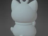 Kawaii Kitten Keychain-2