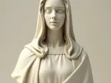 Busto da virgem Maria -0