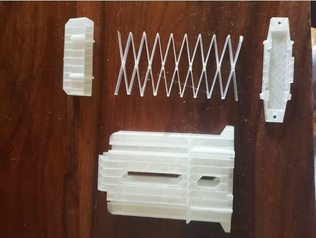 Nerf Magazine with 3D printed spring