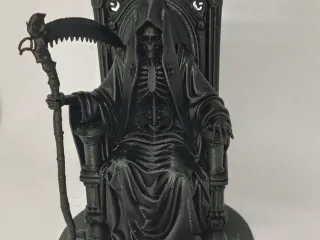 skeleton throne