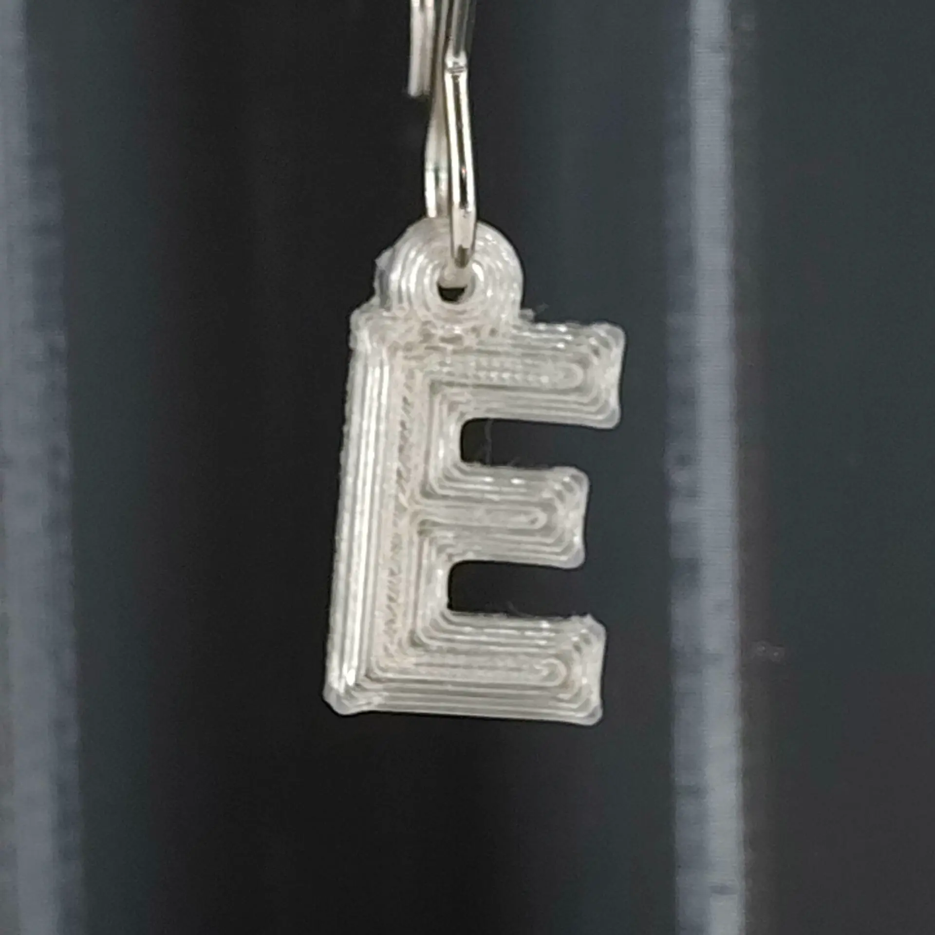 keychain E - Creality Cloud 3D Model | 3Drop