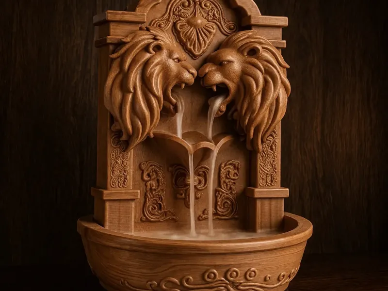 Lion Smoke Fountain