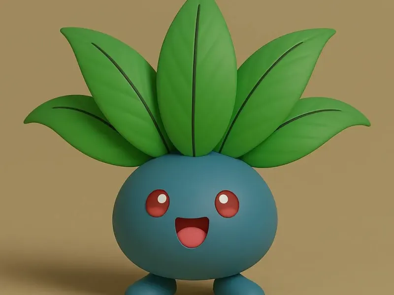 Oddish Pokemon Chibi