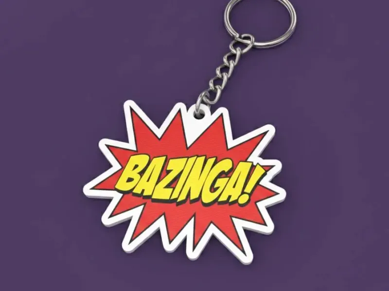 LLAVERO "BAZINGA"