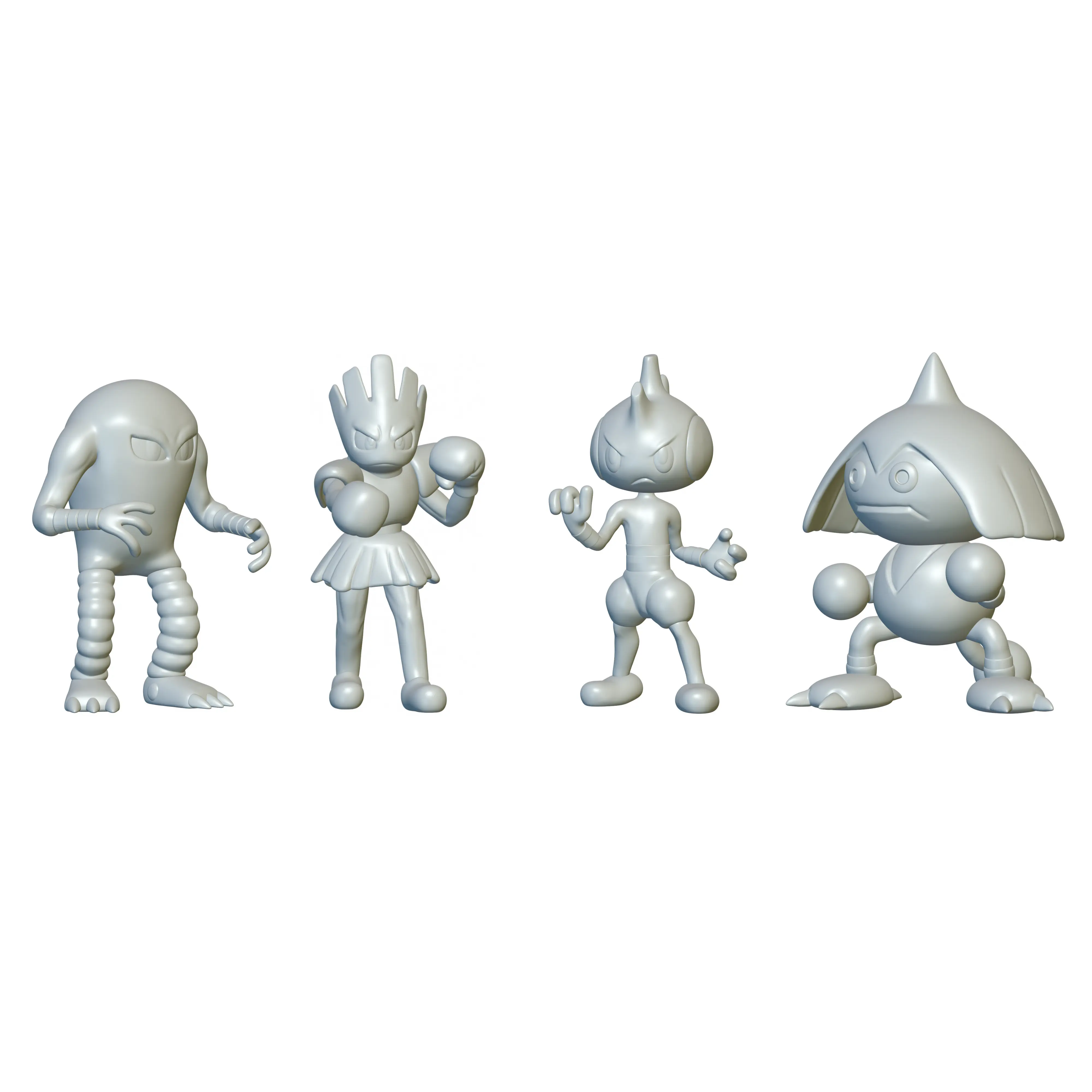 Pokemon Hitmonlee &amp; Hitmonchan &amp; Tyrogue &amp; Hitmontop