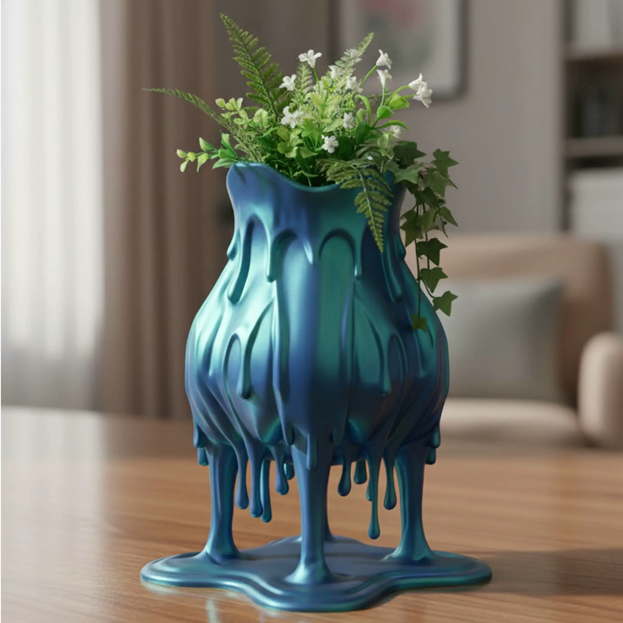 Melting Drip Vase | Modern Home Decor