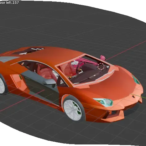 lamborghini lp700 aventador with details,