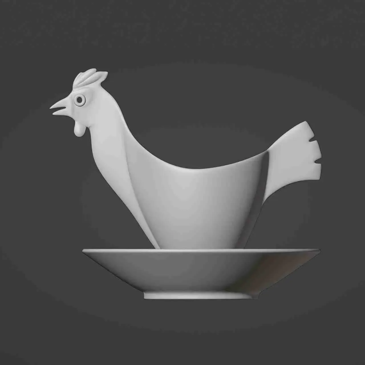 Egg Cup Hen Design