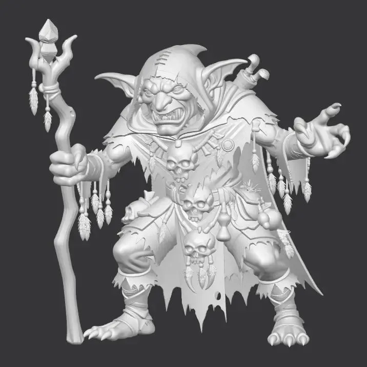 Goblin shaman D&D Miniature
