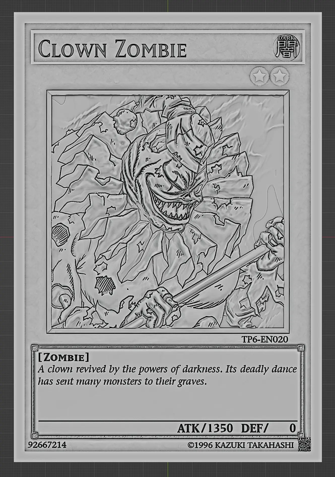 CLOWN ZOMBIE - YUGIOH