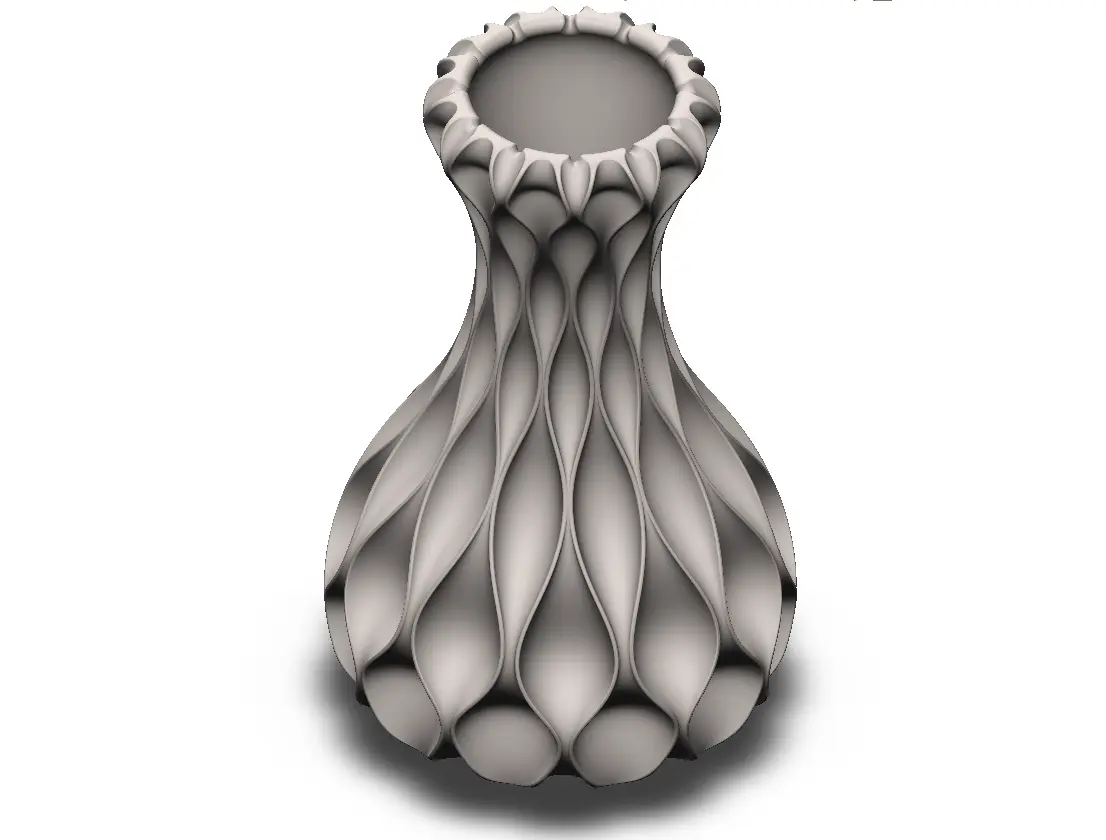 Decorative vase (futuristic design)