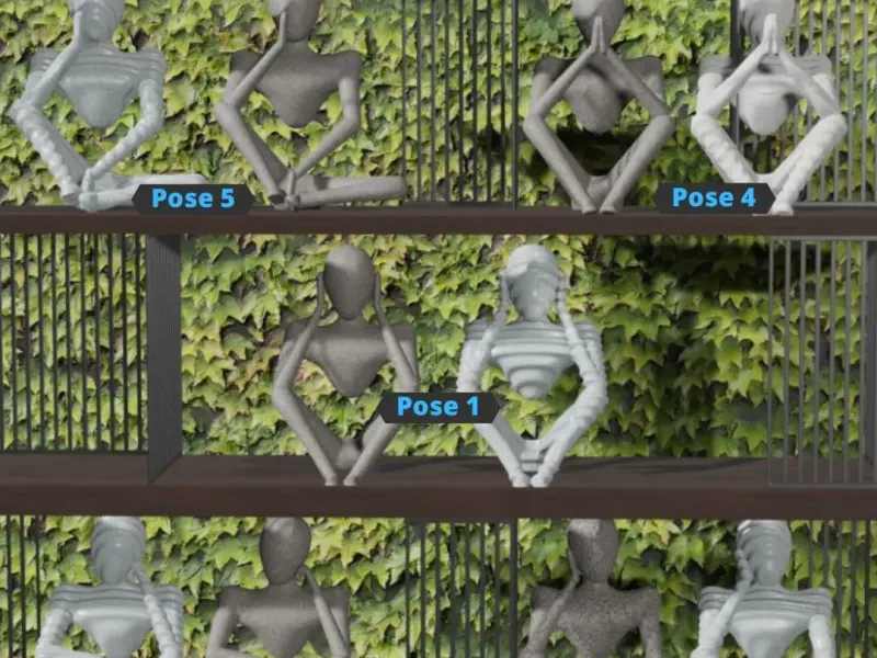 Thinking Statues