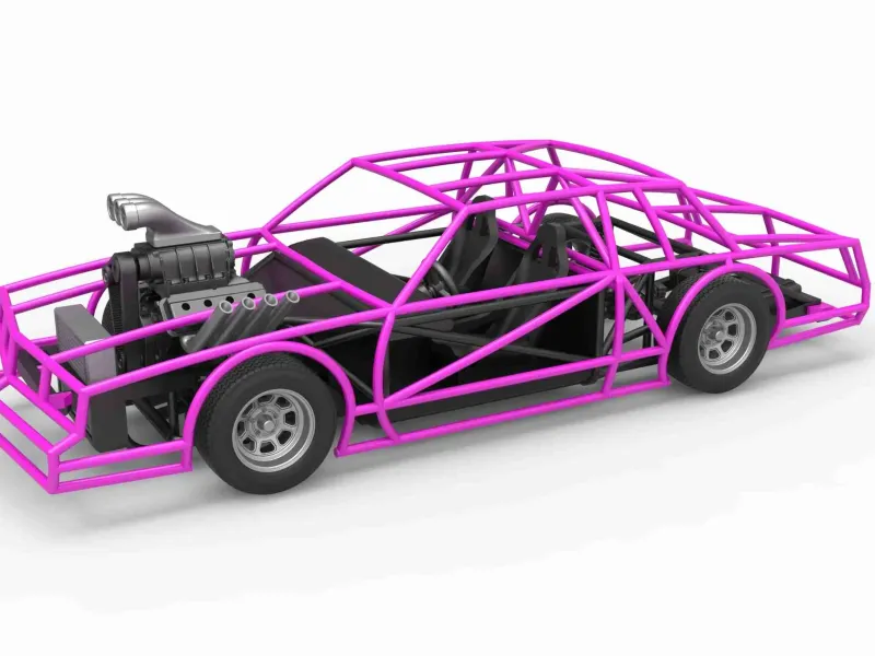 Voiture exo à l'échelle 1:25