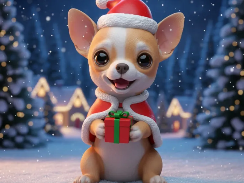 christmas chihuahua