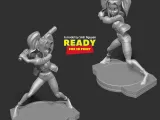 Harley Quinn baseball player-4