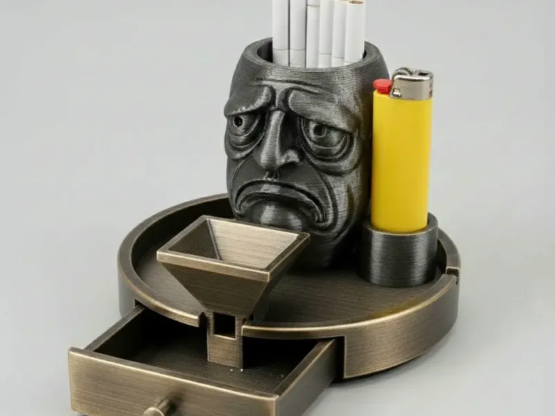 Sad Meme Face Cigarette Station