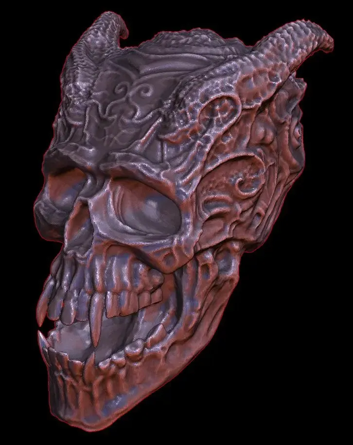 Horned Skull