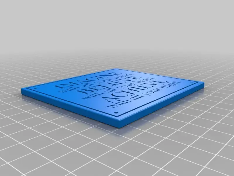 Imagine Plaque