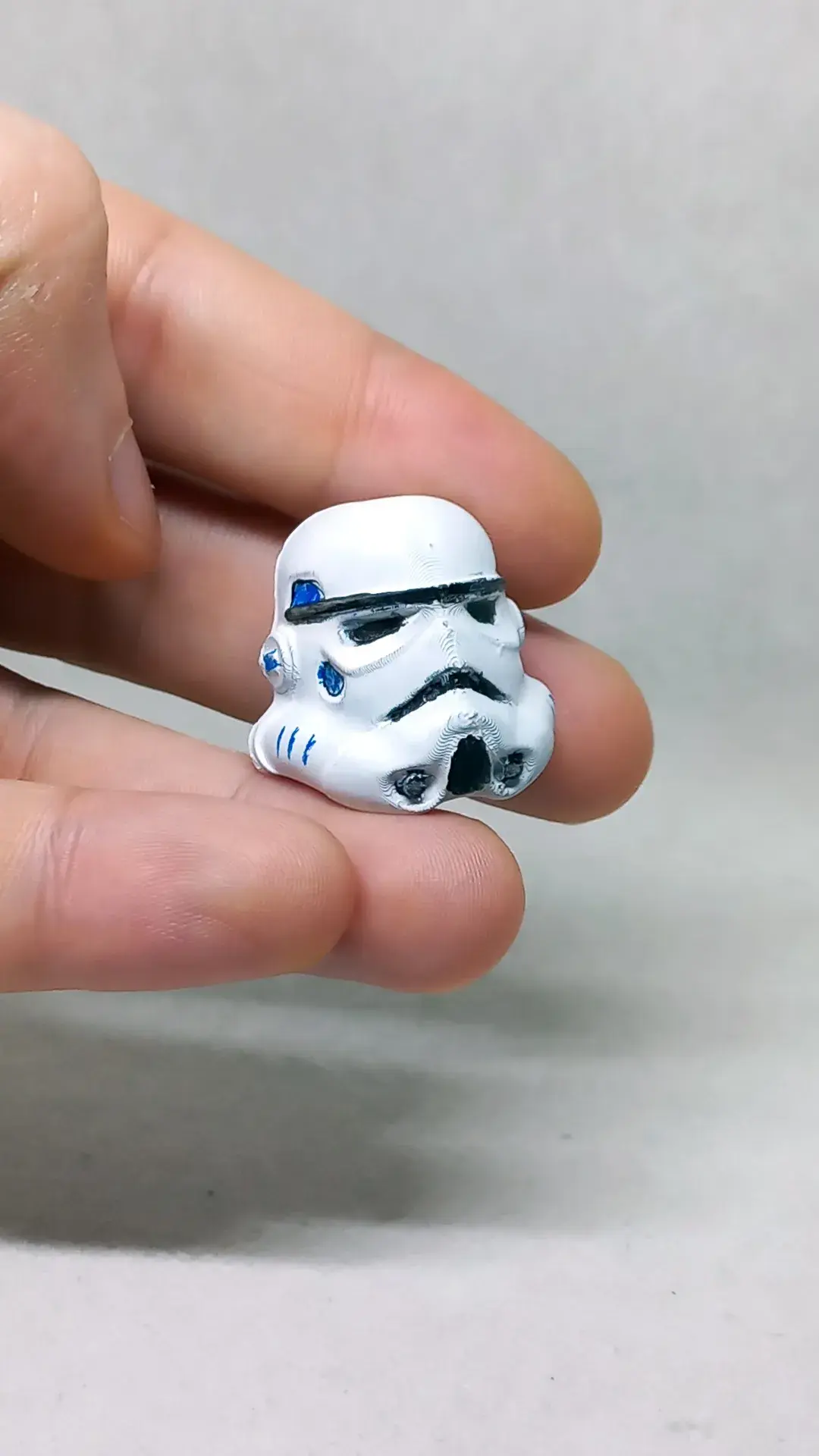 Stormtrooper fridge magnet (print in place No Supports)