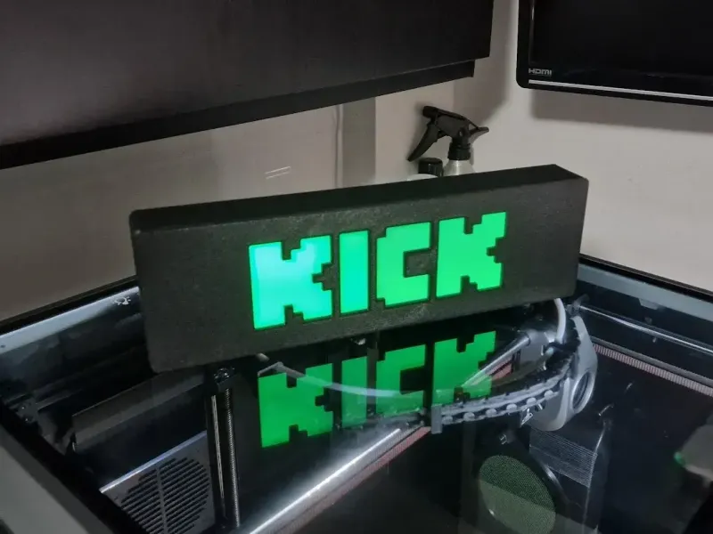 Kick Led Sign