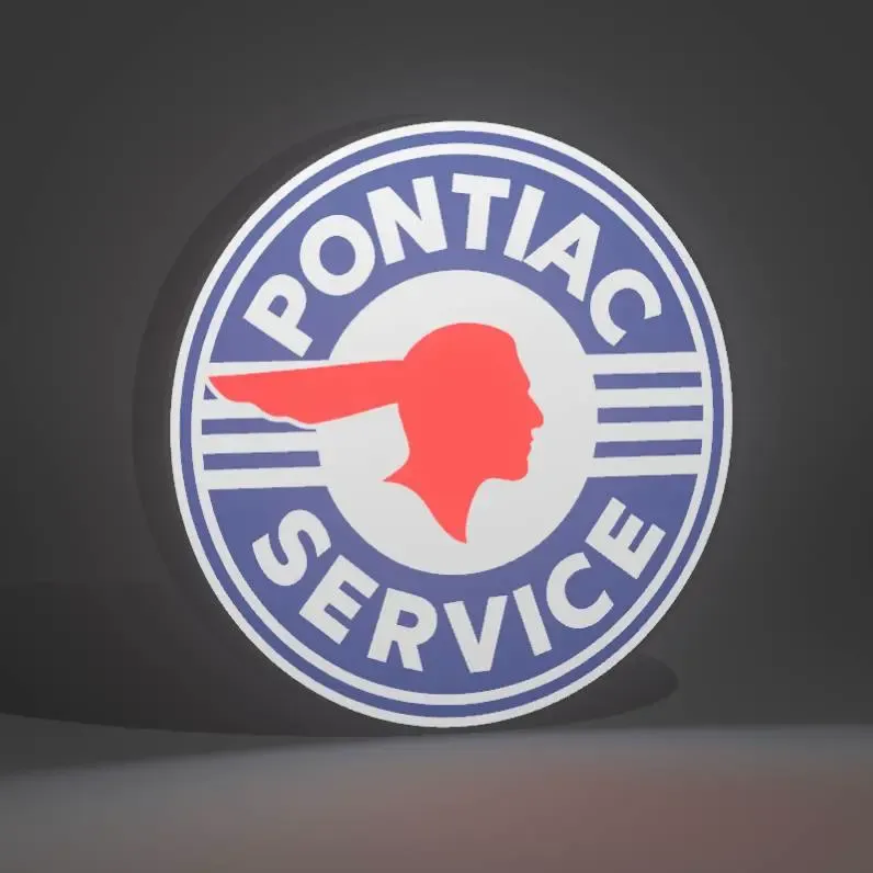 Pontiac Service Light box - Car guy Automotive Mechanics