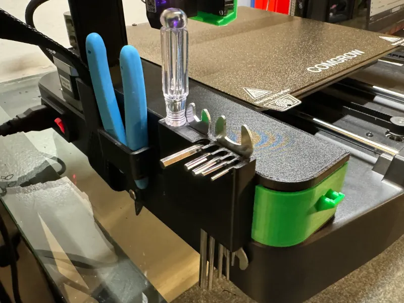 Gaveta lateral do suporte de ferramentas Ender-3 V3 KE/SE