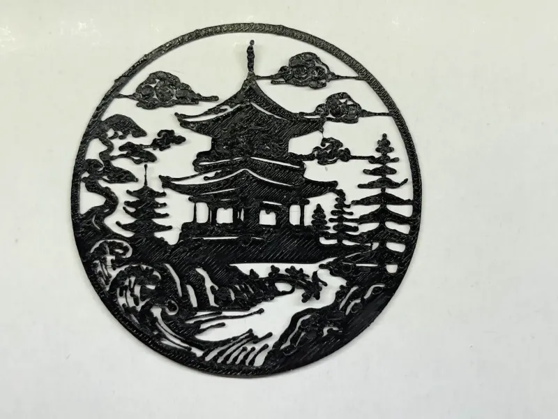Wall art Pagoda