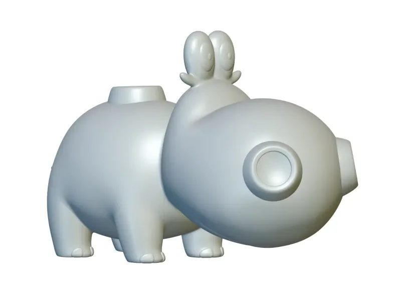 Pokemon Hippopotas #449 - Gata pentru imprimarea 3D!