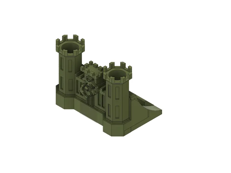 USMC Combat Engineer Castle Business Card Holder