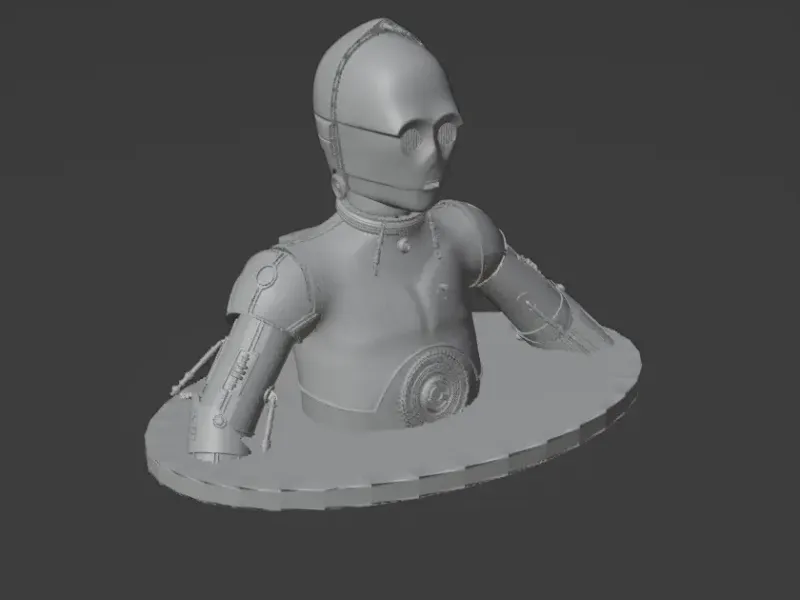 C3-PO Starwars bust