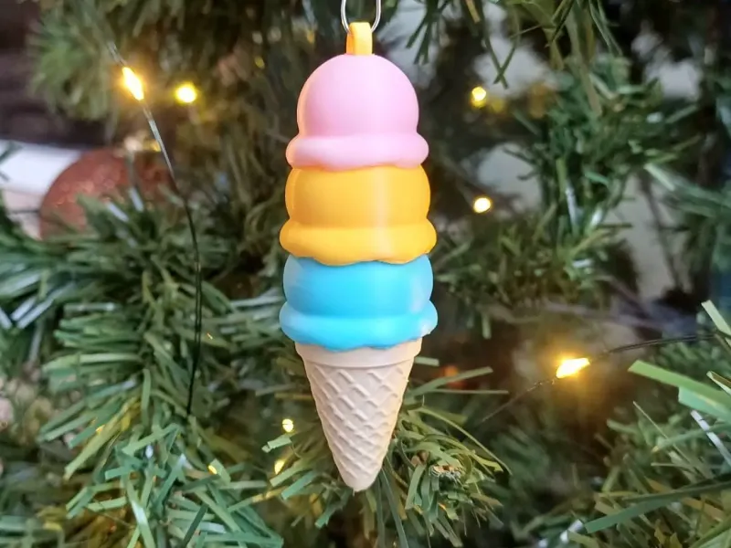 The Frosty Ice Cream Ornament
