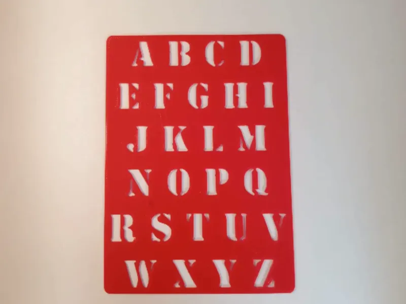 Stencil Abecedario/Letras/letters
